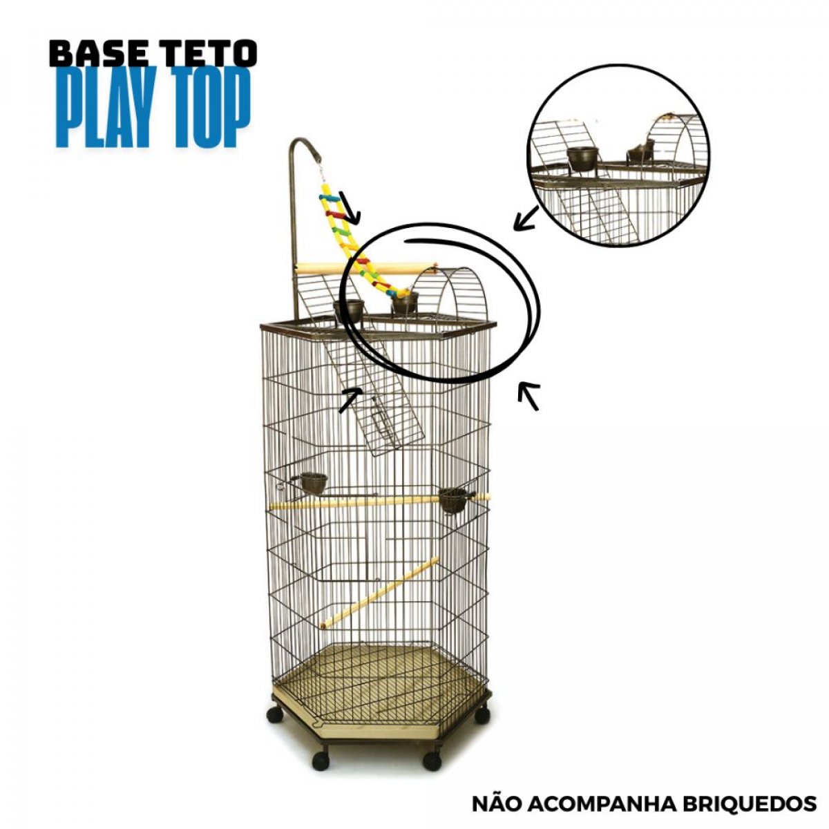 Base teto   Viveiro Play top 