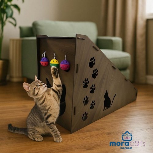 TriCat Max Morapet Rampa Arranhador Toca 3 em 1 Para Gatos