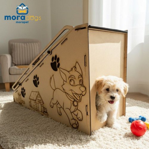 Rampa Morapet Dog Jump House Com Toca Integrada para Cães