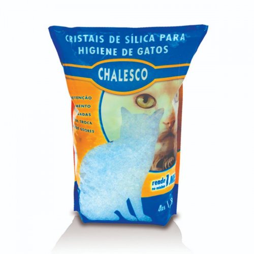 Areia Sílica Chalesco Para Gatos 1,8kg