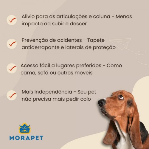 Rampa Pet Moradog - ConfortRamp Plus Com Patamar