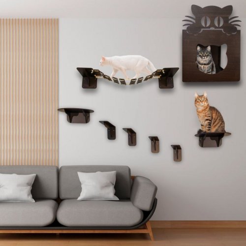 Playground Wall Box Play Para Gatos 