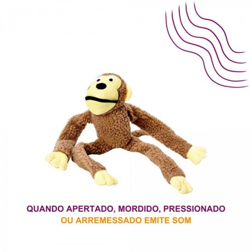 Brinquedo de Pelúcia Macaco Chalesco