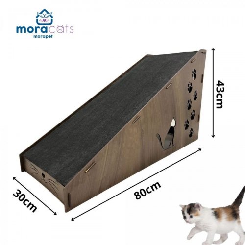 TriCat Max Morapet Rampa Arranhador Toca 3 em 1 Para Gatos