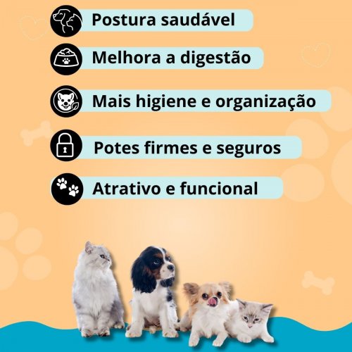 Comedouro Duplo Morapet  de Madeira (Comedouro Wood Double)