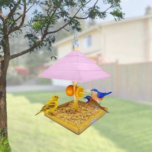 Alimentador Livre Birds Chalé Rústico RM819