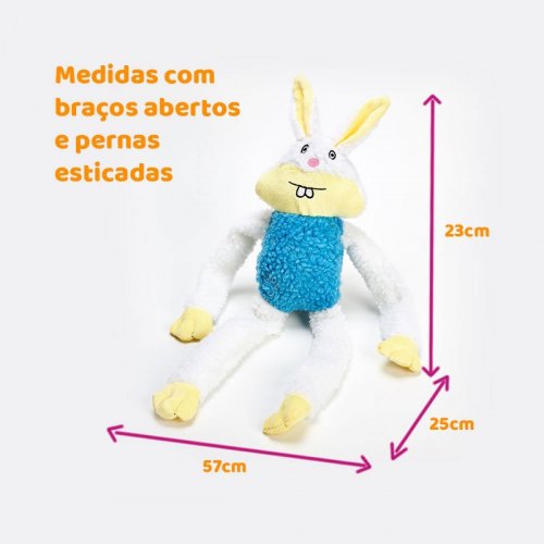 Brinquedo de Pelúcia Coelho Chalesco