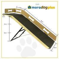 Rampa Para Cão Moradog Plus Osso Com Patamar - Morapet