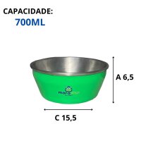 Morapet Max Collor - Comedouro Pesado para Cães e Gatos P