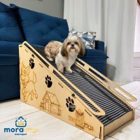 Rampa Morapet Dog Jump House Com Toca Integrada para Cães
