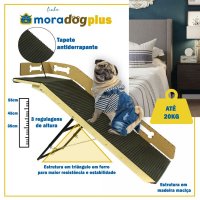 Rampa Para Cão Moradog Plus Osso Com Patamar - Morapet