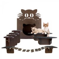 Playground Wall Box Play Para Gatos 