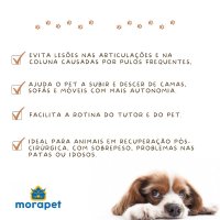 Escada Pet Morapet Dog Jump - 3 Degraus