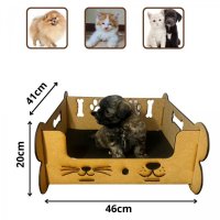 Caminha Pet Morapet Soninho MDF Com Forração