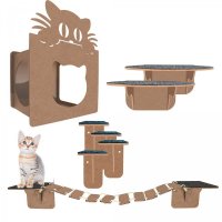 Playground Wall Box Play Para Gatos 