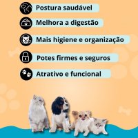 Comedouro Duplo Morapet  de Madeira (Comedouro Wood Double)