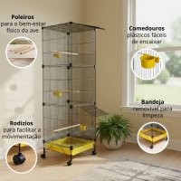 Moradia Multi - pássaros  conecta Flex Cores 