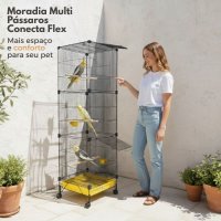 Moradia Multi - pássaros  conecta Flex Cores 