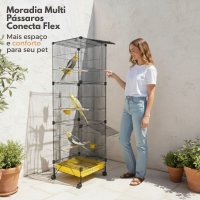 Moradia Multi - pássaros  conecta Flex Cores 