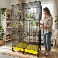 Viveiro Multi-Pássaros Bragança Grand Space Calopsitas Aves